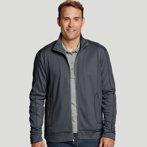 Clique Helsa Performance Mens Full Zip Knit Jacket Thumbnail