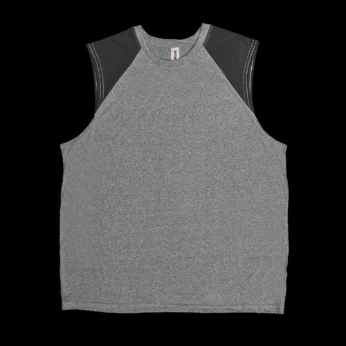 AT818 Men's Sleeveless Colorblock Natural Feel Training Tee Thumbnail