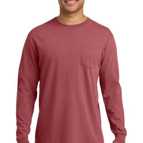 Heavyweight Ring Spun Long Sleeve Pocket Tee Thumbnail