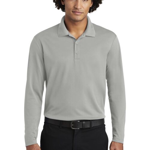 ® PosiCharge ® RacerMesh ® Long Sleeve Polo Thumbnail