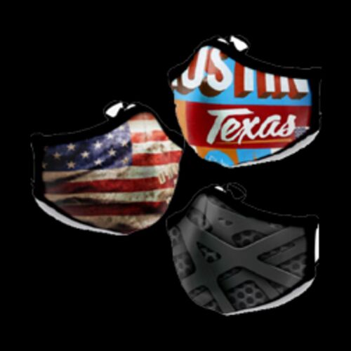  3rd Generation Dye-sublimated 3 Layer Face Mask with Filter Pocket Thumbnail